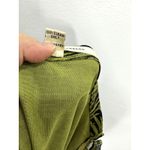 Diane Von Furstenberg  Skirt 8 Green‎ Black Silk Palm Print Y2K Designer Mod Boho Photo 6