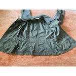 Loft  Ann Taylor Jacket Women’s Military Green M Photo 8