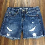 American Eagle Bermuda Cut-Off Jean Shorts Photo 0