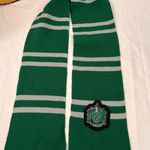 Harry Potter Slytherin House green and silver with crest 100% acrylic scarf Photo 4