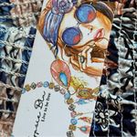 Gypsie Blu Floral Strapless Dress in Blue and Pink S Photo 5