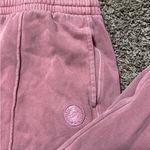 PINK - Victoria's Secret Victoria Secret Pink Premium Fleece Wide-Leg Pants Photo 4