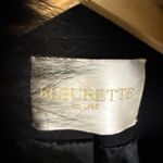 Fleurette Loro Piana Italian Wool Black Fox Fur Trim Collar Coat Size 10 Photo 12