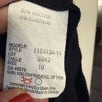 Rafaella Raffinalla Black Ruched Front Long Sleeve Top - Size 10 Photo 5