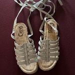 Circus by Sam Edelman SAM EDELMAN Circus Platform Sandal Espadrille lace up Sz 6.5 EUC Photo 0