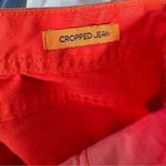Tory Burch  coral cropped jeans size 26 Photo 6