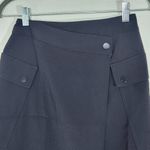 Bishop and Young Black Cargo Mini Wrap Skirt NWT Size XS Mini Black Military Skirt Photo 2