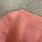 margaret o'leary  orange pullover 50% cashmere silk sweater long sleeve size xs Photo 7