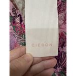 CIEBON Jennsen Ruched Flutter Sleeve Maxi Dress In Pink Size Small Floral Photo 4