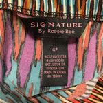 Robbie Bee Signature by Size 4 Petite 4P Multicolor Embellished Sheath Dress Photo 3