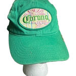 2006 Corona Mas Fina mesh Green pink plaid Adjustable Trucker Hat Yellow Photo 0