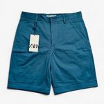 ZARA ★ NWT Casual Dress Shorts - Blue ★ Photo 0