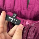 Lulus Lulu’s Charlize Magenta Striped Purple Halter Midi Dress Sz XS NWT Photo 13