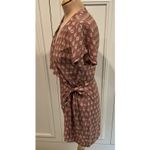 SIR the Label Women's Florence 100%‎ Silk Wrap Dress Size 0 US Size 2 Mini Boho Brown Photo 5