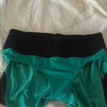 Lululemon Athletica Black and Teal Shorts Photo 7