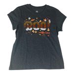 Disney Parks women's medium boo Halloween Gray T-Shirt sequin Photo 0