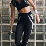 Free People Movement NWT FP Movement Free Kick Leggings in Black Combo Sold Out On Free People Photo 0