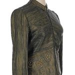 Double D Ranch Mabel heavily embellished, leather jacket NWOT Brown Size XL Photo 10