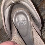 Eileen Fisher Leaf Nubuck Suede Perforated Booties in Earth Photo 5