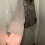 PINK - Victoria's Secret  Brown Button Down Shirt Photo 3