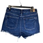 American Eagle  dark wash tomgirl cut off high rise shorts size 6 #758 Photo 2