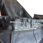 White Fox Boutique White Fox Size M Straight Leg Faux Leather Pant Black Going Out Edgy Alternative Photo 2