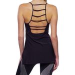 NUX Soulcycle M Ladder Tank Top Strappy Sleeveless Stretch Workout Top Gym Cami Black Size M Photo 8