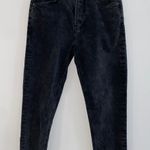 Reformation Skinny Zip Ankle Jean 27 Black Photo 1