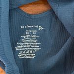 Free People Intimately Seamless Ribbed Bralette Crop Top Blue Size XS/S Made USA Photo 2