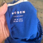 Boden Royal Blue Long Sleeve Top with Ruffle Neckline Size undefined Photo 2