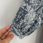 Made in India Y2K bohemian boho blue floral prairie coquette long sleeve medium Photo 5