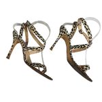 Manolo Blahnik  Leopard Print High Heel Sandal Photo 1