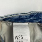 Topshop  MOTO High Waist Button Fly Cutoff Jeans Shorts. Size 25 Photo 2