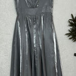 Nina  Nischelle Stunning Shimmering Silver Dress SZ 10 Photo 0