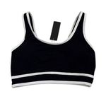Tempt Me  Black White Medium Support Removable Pad Sports Bra Size Women's Small Photo 0