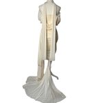 Deme by Gabriella Marianna Dress in Off White Small New Womens Scarf Mini Photo 8
