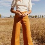 Christy Dawn the Noah Wide Leg High Rise Pant in Pumpkin Womens Size 28 Photo 0