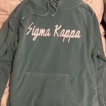 Sigma Kappa Sweatshirt Green Size M Photo 0