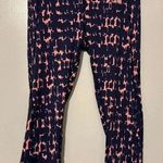 The North Face  navy and coral Capri leggings size S Photo 0