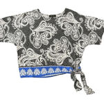 Melissa Paige Women's Paisley Top Side Tie waist Lightweight - Size XS Photo 0