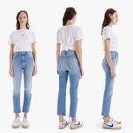 MOTHER High Waisted Rider Ankle in Kiss and Make Up Again Sz 28 Blue Photo 4