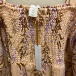 House of Harlow  1960 Linen Blend Tropical Palm Print Midi Dress Size Small Photo 5