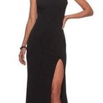 La Femme 28176 Black One Sleeve Gown 8 Photo 0
