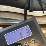 Ecco  Womens Soft 7 Easy Sneakers 9.5 Black Leather Low Top Lace Up Pink Photo 8