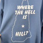 Hanes Vintage  Comfortblend Blue Graphic Sweatshirt Long Sleeve Large Photo 3