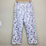 Isabel Marant Floral High Rise Straight Leg Jeans Ecru Size 42/10 Photo 6