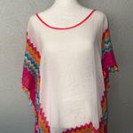 Seafolly  Beach Coverup One Size Pink, Orange & Blue NWOT Photo 0