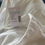 Maurice's Maurice’s Textured Gauze Mini Faux Wrap Dress XL White Spaghetti Straps Summer Photo 4