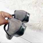 Naot Metallic‎ Pewter Suede Leather Mary Janes Slip On Flat Size 36 Gray Photo 1