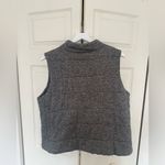 Eileen Fisher Organic Cotton Hemp Vest Gray Easy Fit Cropped Length Size Medium Photo 8